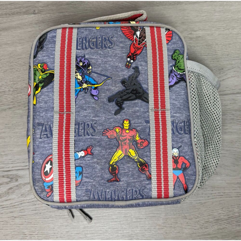 Pottery Barn Kids Mackenzie Marvel Avengers Classic Lunch Box Insulated - Picture 6 of 11